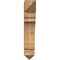 Ekena Millwork Olympic Arts & Crafts Rough Sawn Bracket, Western Red Cedar, 4"W x 14"D x 22"H BKT04X14X22OLY03RWR - alternate 2